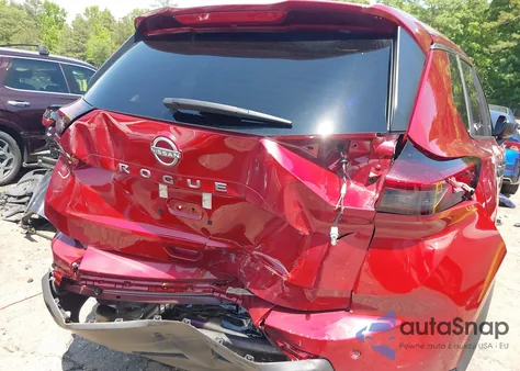 2025 Nissan Rogue S Fwd из США, поврежденный, VIN 5N1BT3AAXSC785178